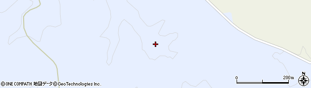 福島県二本松市西勝田（与名田）周辺の地図