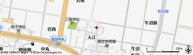 福島県猪苗代町（耶麻郡）堅田（入江）周辺の地図