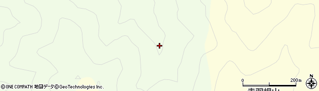 福島県西会津町（耶麻郡）野沢（大石沢山甲）周辺の地図