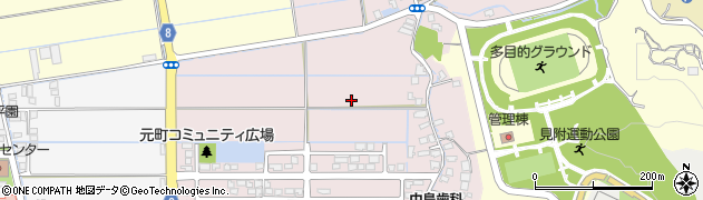新潟県見附市元町周辺の地図