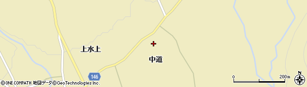 福島県郡山市熱海町石筵（中道）周辺の地図