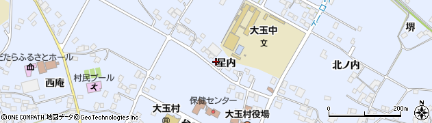 福島県大玉村（安達郡）玉井（星内）周辺の地図