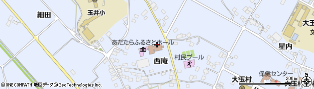 福島県大玉村（安達郡）玉井（西庵）周辺の地図