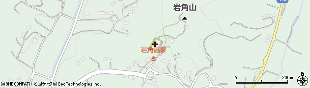 岩角寺周辺の地図