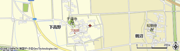 福島県会津若松市高野町大字柳川（下高野）周辺の地図