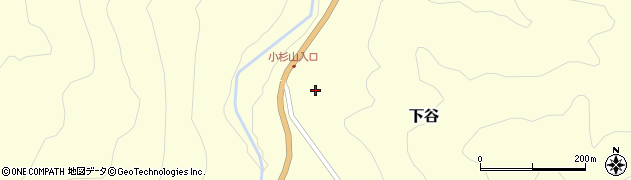 福島県西会津町（耶麻郡）下谷（潜沢丙）周辺の地図