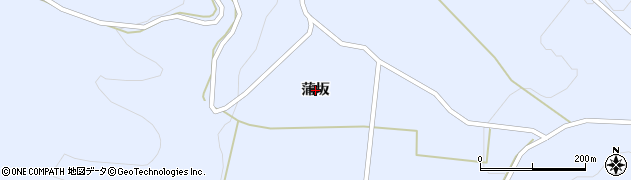 福島県大玉村（安達郡）玉井（蒲坂）周辺の地図
