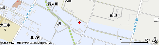 福島県大玉村（安達郡）玉井（堺）周辺の地図