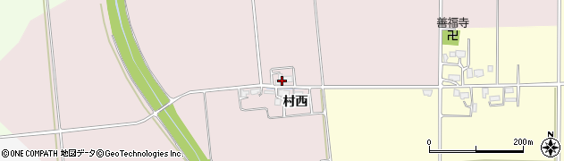 福島県会津若松市高野町界沢周辺の地図