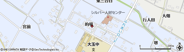 福島県大玉村（安達郡）玉井（的場）周辺の地図