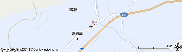 福島県二本松市西新殿松林7周辺の地図