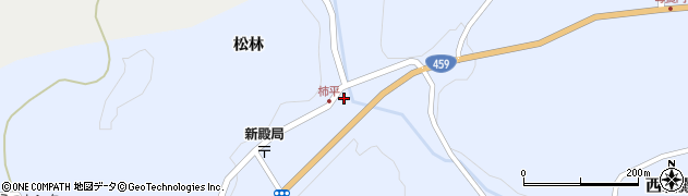 福島県二本松市西新殿松林3周辺の地図