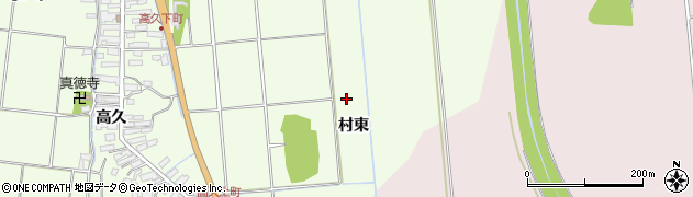福島県会津若松市神指町大字高久（村東）周辺の地図