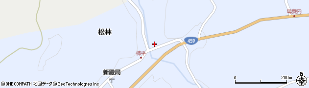 福島県二本松市西新殿柿平61周辺の地図