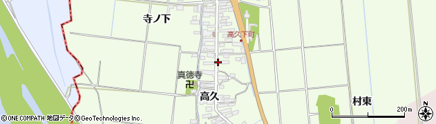 福島県会津若松市神指町大字高久（高久）周辺の地図