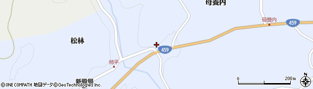 福島県二本松市西新殿柿平28周辺の地図