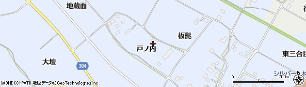 福島県大玉村（安達郡）玉井（戸ノ内）周辺の地図