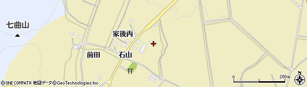 福島県会津若松市河東町八田（石山戊）周辺の地図