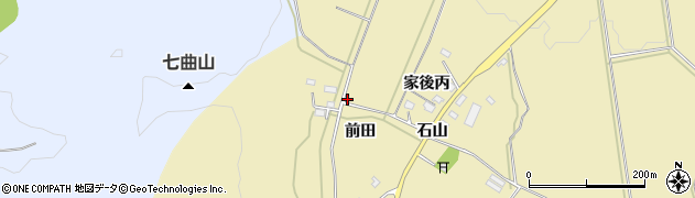 福島県会津若松市河東町八田（前田丙）周辺の地図