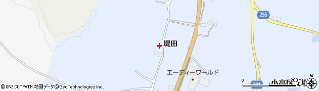 福島県南相馬市小高区女場（堤田）周辺の地図
