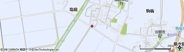 福島県会津若松市河東町金田（村前甲）周辺の地図