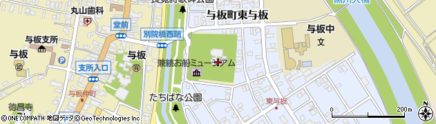 新潟別院周辺の地図