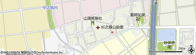 新潟県長岡市杉之森周辺の地図