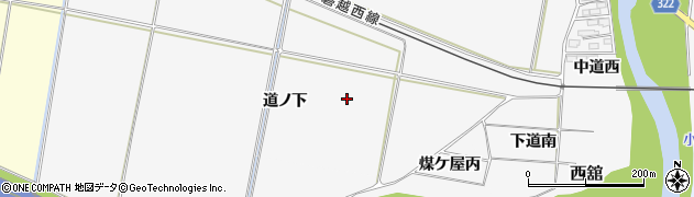 福島県猪苗代町（耶麻郡）西舘（道ノ下）周辺の地図