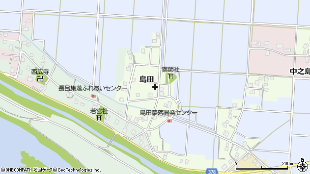 〒954-0155 新潟県長岡市島田の地図