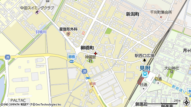〒954-0082 新潟県見附市柳橋町の地図