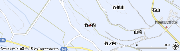 福島県大玉村（安達郡）玉井（竹ノ内）周辺の地図