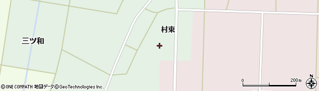 福島県猪苗代町（耶麻郡）三ツ和（新在家）周辺の地図