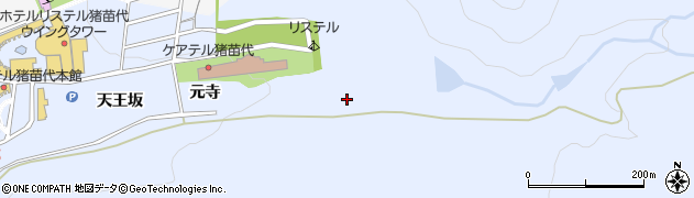 福島県猪苗代町（耶麻郡）川桁（元寺）周辺の地図