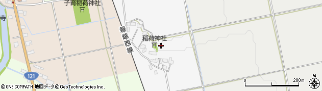 福島県会津若松市高野町大字木流（上沼）周辺の地図