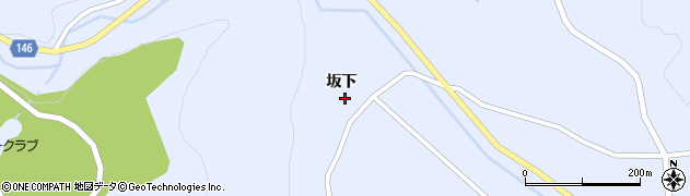 福島県大玉村（安達郡）玉井（坂下）周辺の地図