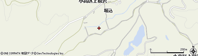 福島県南相馬市小高区上根沢前田周辺の地図