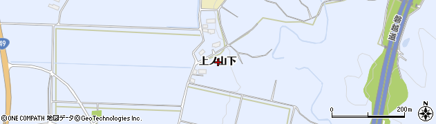 福島県会津若松市河東町金田（上ノ山下）周辺の地図