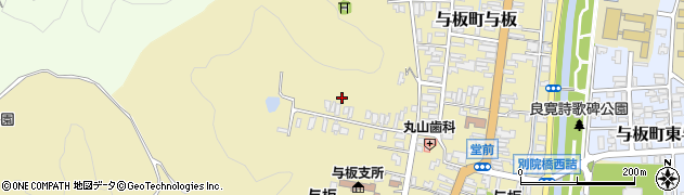 新潟県長岡市与板町与板周辺の地図