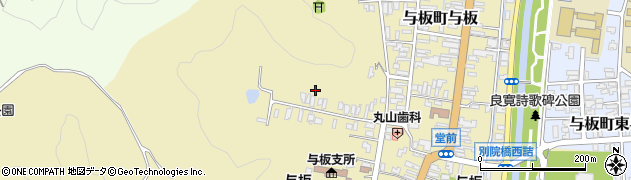 新潟県長岡市与板町与板周辺の地図