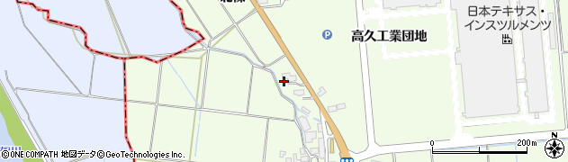 福島県会津若松市神指町大字高久（北條）周辺の地図