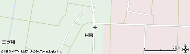 福島県耶麻郡猪苗代町三ツ和村東周辺の地図