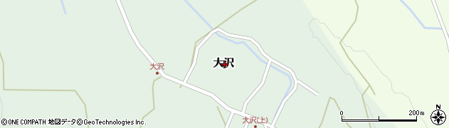 新潟県三条市大沢周辺の地図