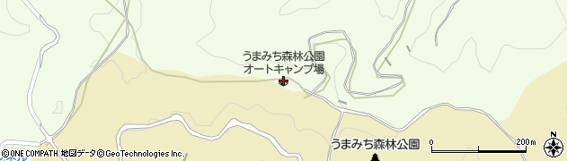 長岡市うまみち森林公園オートキャンプ場周辺の地図