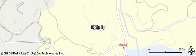 福島県二本松市昭和町周辺の地図