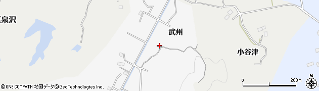福島県南相馬市小高区水谷（武州）周辺の地図