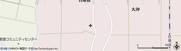 福島県会津坂下町（河沼郡）大沖（山ノ神）周辺の地図