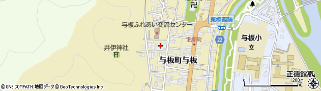 与板製麺所周辺の地図
