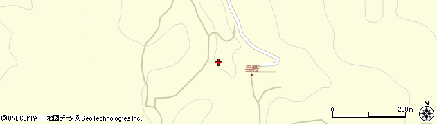 福島県西会津町（耶麻郡）睦合（長桜）周辺の地図