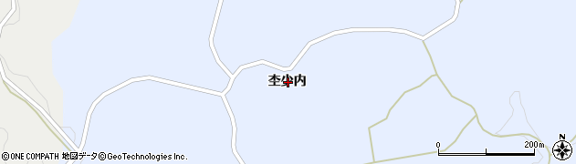 福島県二本松市西新殿杢少内周辺の地図