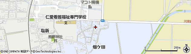 福島県会津若松市河東町金田（西原）周辺の地図